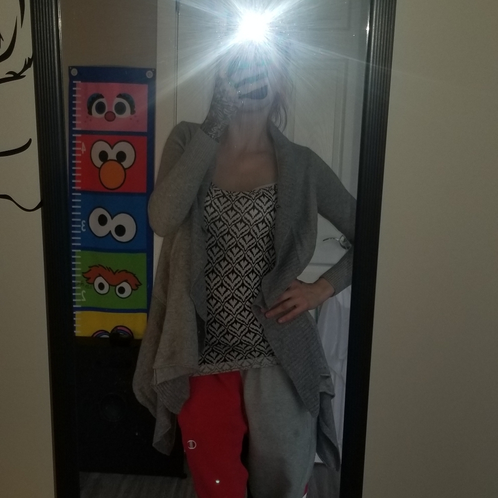 Love stitch cardigan sweater